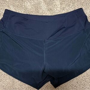 Lululemon speed up shorts Women's Navy Shorts